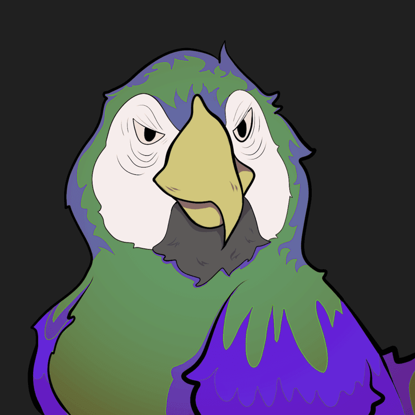 Macaw mascot